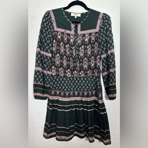 Sea New York Dark Green and Maroon Sailor Dress size 4 - Picture 4 of 11